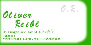 oliver reibl business card